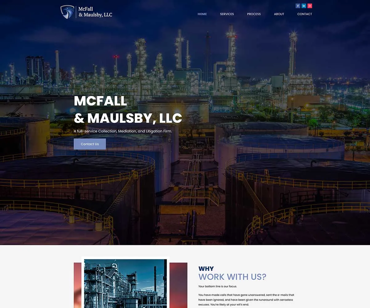 Air Van Moving company website design homepage layout