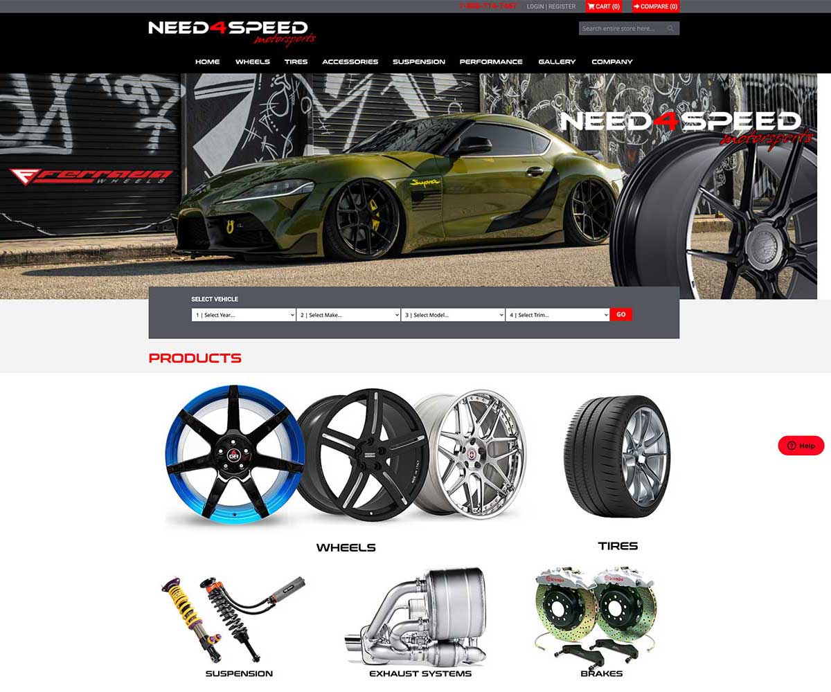 Automotive accessories website